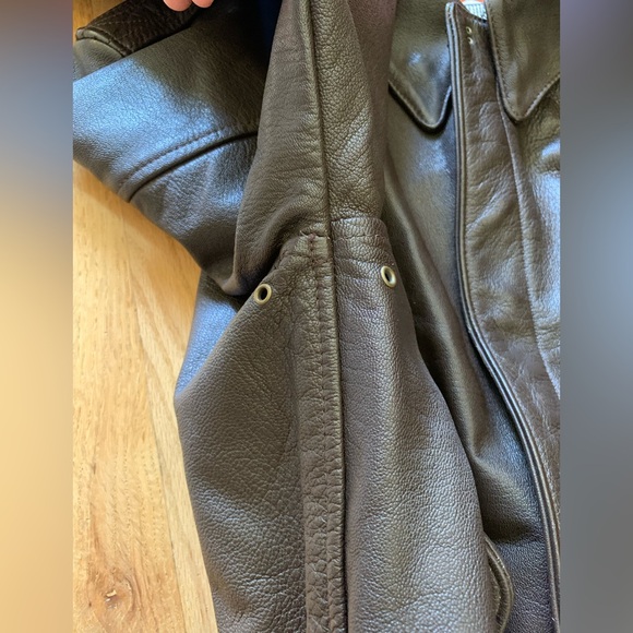 Cooper // VTG A2 Genuine Leather Bomber Jacket - Picture 9 of 15